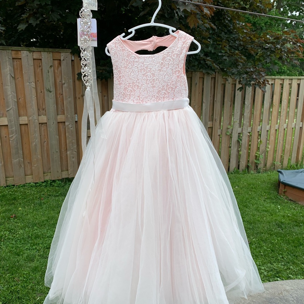 David’s Bridal 5t Flower Girl Dress